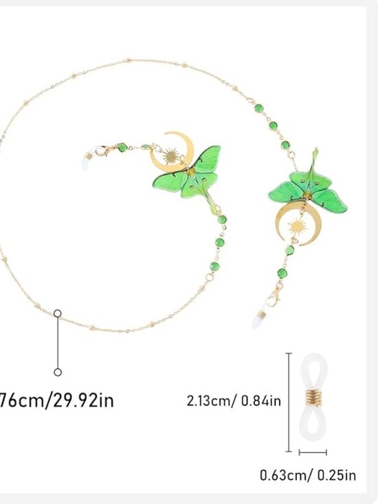 Moth Eyeglass Chain main image 4